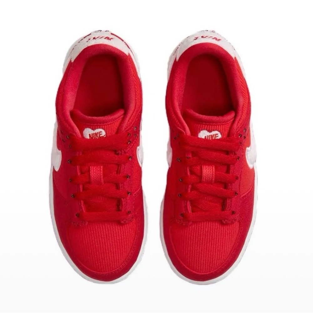 Nike Dunk Low Valentine's Day Red Pink FZ3549-612 PS Size/ FZ3551-612 TD Size - Picture 7 of 16